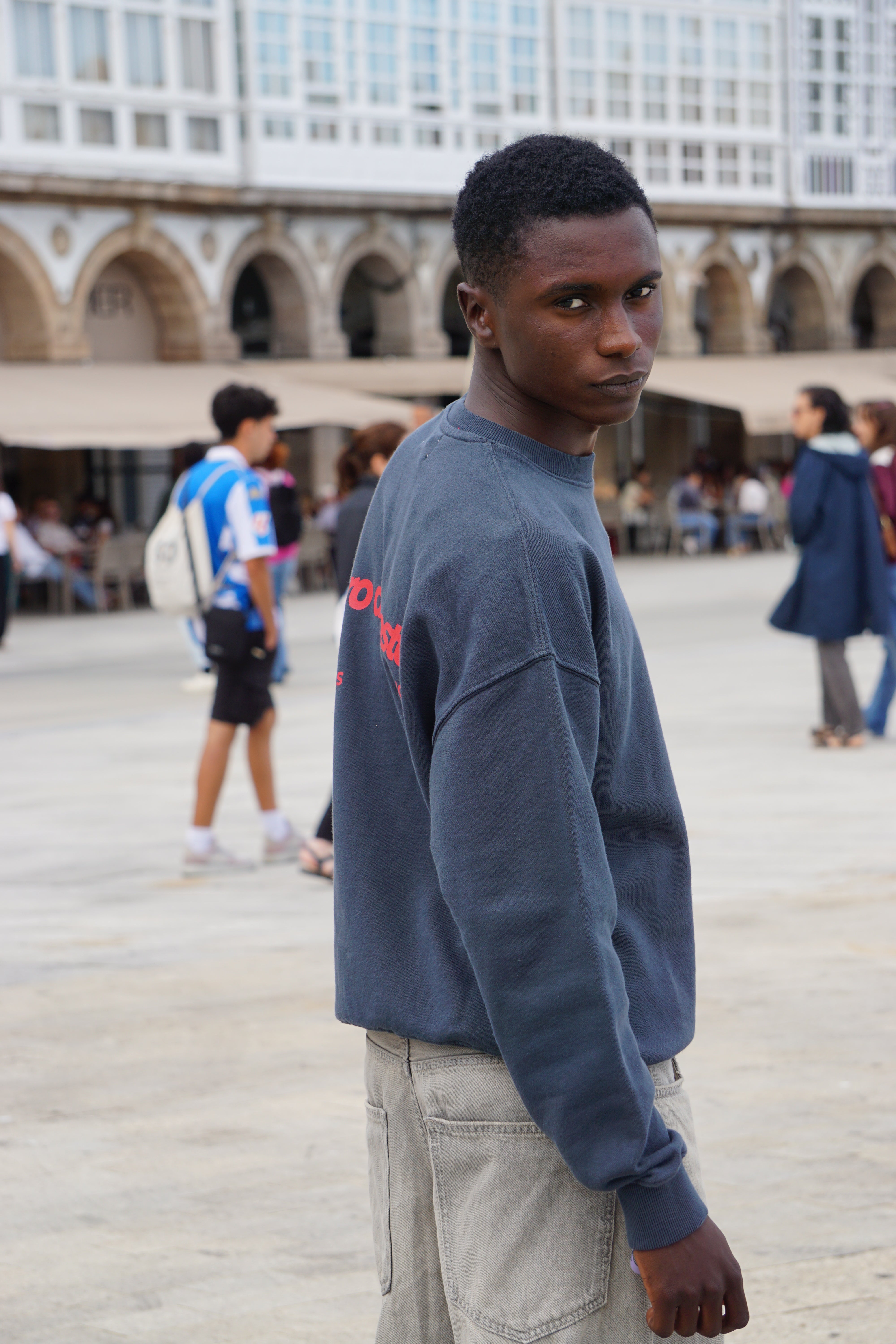 SUDADERA ANTRACITA/QUISQUILLA "NOT ONLY"